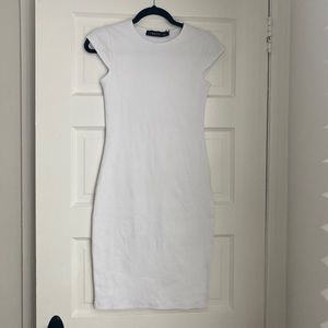 Princess Polly white dress with slit